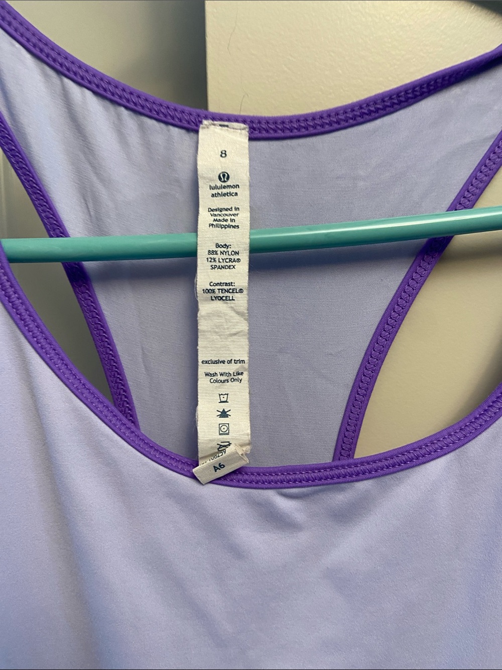 lululemon athletica Blissed out Lavender Midi Dress with Purple Band - Picture 2 of 5